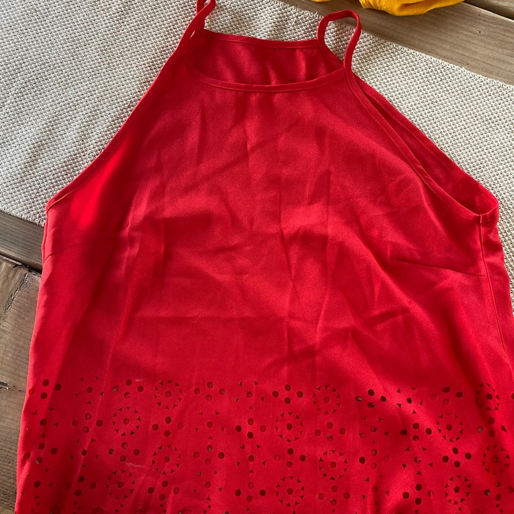 Red shein tank top NEW